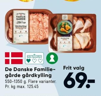 Bilka De Danske Familiegårde Gårdkylling tilbud
