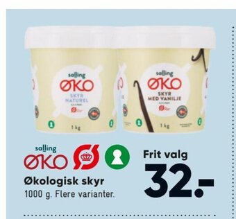 Bilka Økologisk Skyr tilbud