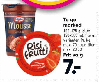 Bilka To Go Marked tilbud