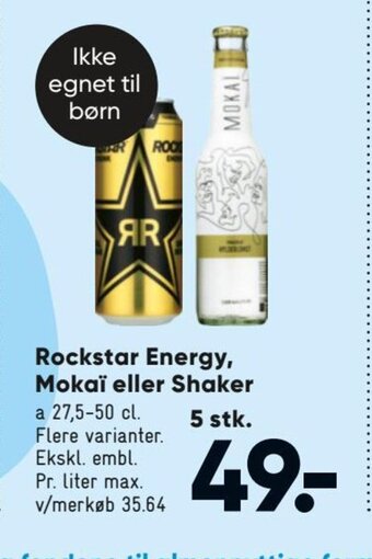 Rockstar Energy, Mokaï eller Shaker