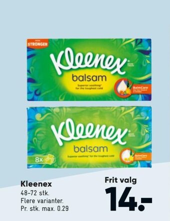 Bilka Kleenex tilbud