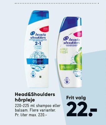 Head & Shoulders Hårpleje