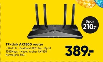 Bilka TP-Link AX1500 Router tilbud