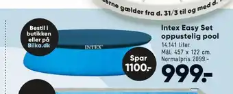 Bilka Intex Easy Set Oppustelig Pool tilbud