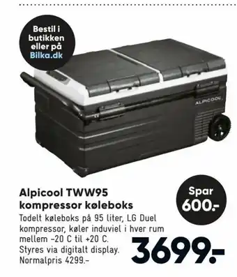 Alpicool TWW95 Kompressor Køleboks