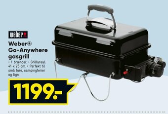 Bilka Weber Go-Anywhere Gasgrill tilbud