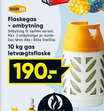 Bilka Flaskegas-Ombytning tilbud
