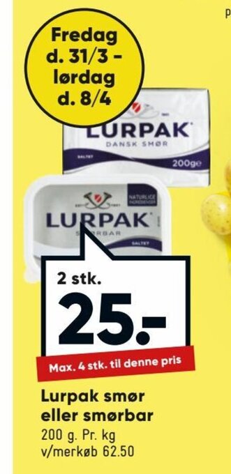 Lurpak Smør eller Smørbar