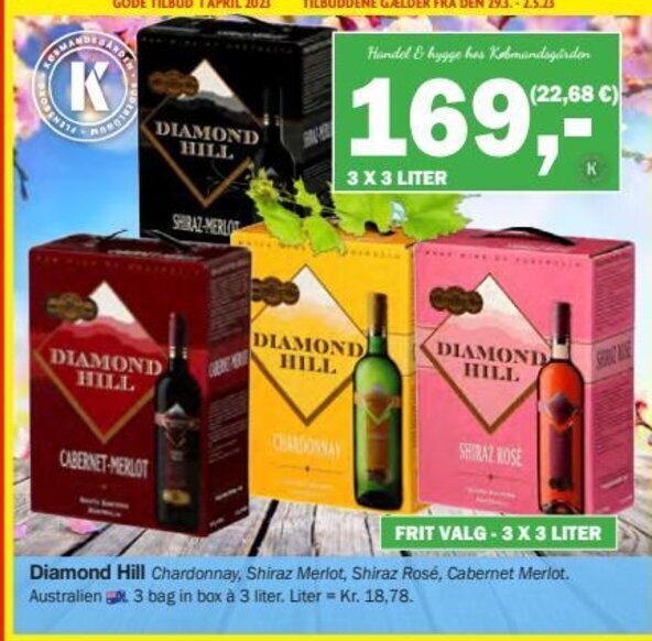 Diamond Hill tilbud hos Købmandsgården