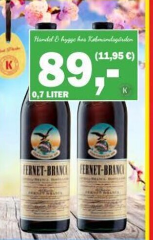 Købmandsgården Fernet-Branca tilbud
