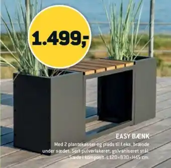 XL-BYG Easy Bænk tilbud