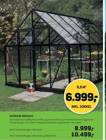 XL-BYG Outrium Drivhus tilbud
