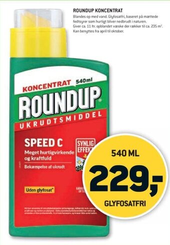 XL-BYG Roundup Koncentrat tilbud