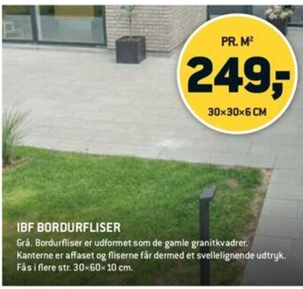 XL-BYG Ibf Bordurfliser tilbud
