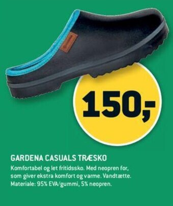 XL-BYG Gardena Casuals Træsko tilbud