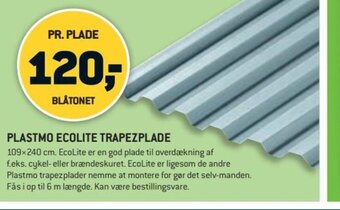 XL-BYG Plastmo Ecolite Trapezplade tilbud