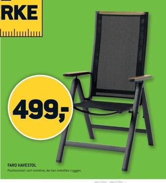 XL-BYG Faro Havestol tilbud