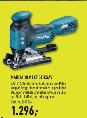 Johannes Fog Makita 18 v lxt stiksav tilbud