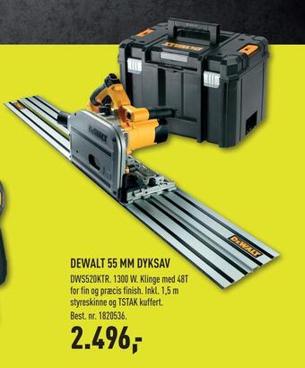 Johannes Fog Dewalt 55 mm dyksav tilbud