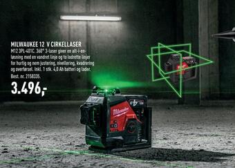 Johannes Fog Milwaukee 12 v cirkellaser tilbud