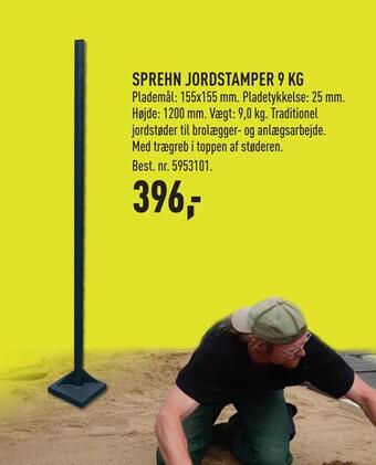 Johannes Fog Sprehn jordstamper 9 kg tilbud
