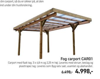 Fog carport car01