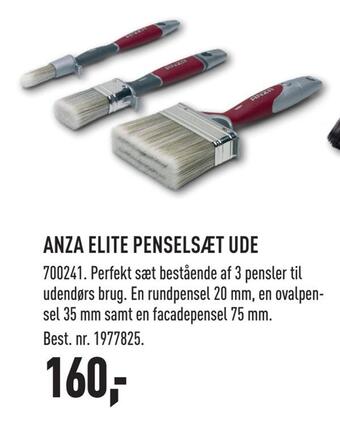 Johannes Fog Anza elite penselsæt ude tilbud