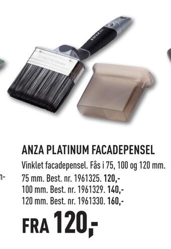 Johannes Fog Anza platinum facadepensel tilbud