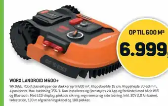 XL-BYG Worx Landroid M600+ tilbud