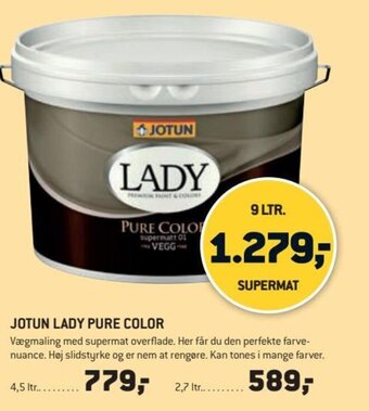 XL-BYG Jotun Lady Pure Color tilbud