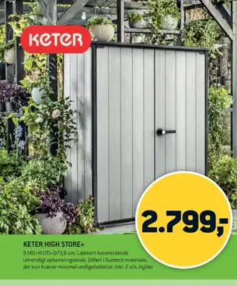 XL-BYG Keter High Store tilbud
