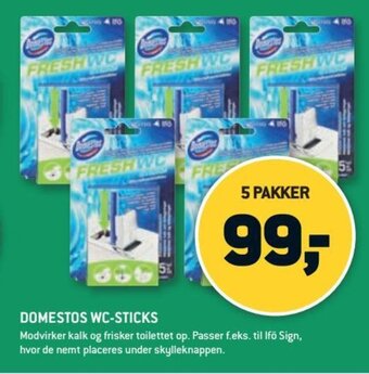 XL-BYG Domestos WC-Sticks tilbud