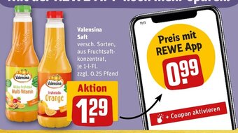 REWE DE Valensina Saft tilbud
