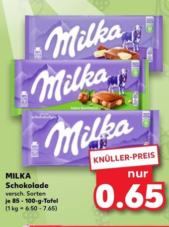 Kaufland Milka Schokolade tilbud