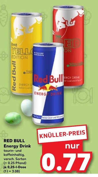 Kaufland Red Bull Energy Drink tilbud