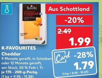 Kaufland DE K-Favourites Cheddar tilbud