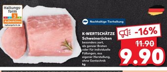 Kaufland K-Wertschätze Schweinerücken tilbud