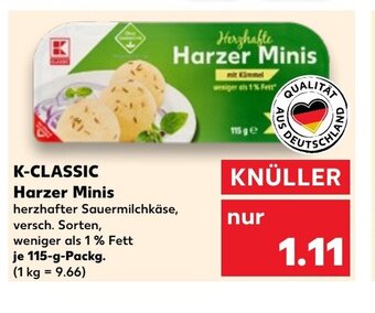 Kaufland K-Classic Harzer Minis tilbud