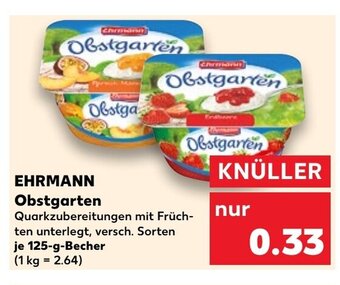 Kaufland Ehrmann Obstgarten tilbud