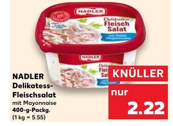 Kaufland Nadler Delikatess-Fleischsalat tilbud