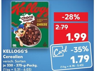 Kaufland Kellogg's Cerealien tilbud