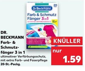 Kaufland Dr. Beckmann Farb-& Schmutzfänger 3 in 1 tilbud