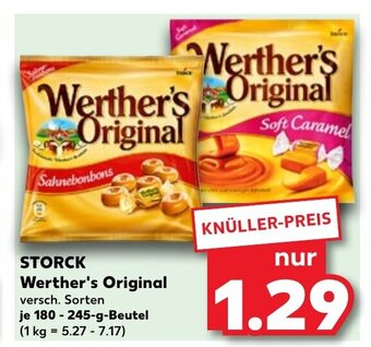 Kaufland Storck Werther's Original tilbud