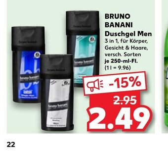 Kaufland Bruno Banani Duschgel Men tilbud