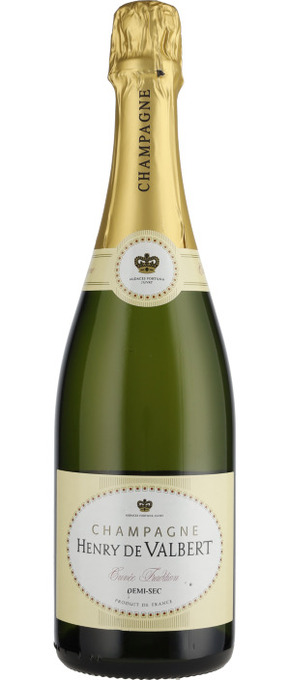 MENY Champagne valbert demi sec pr.fl.v. 6 stk. tilbud