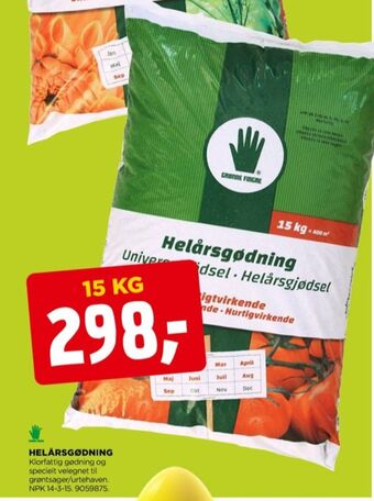 jem & fix Grønne fingre gødning tilbud