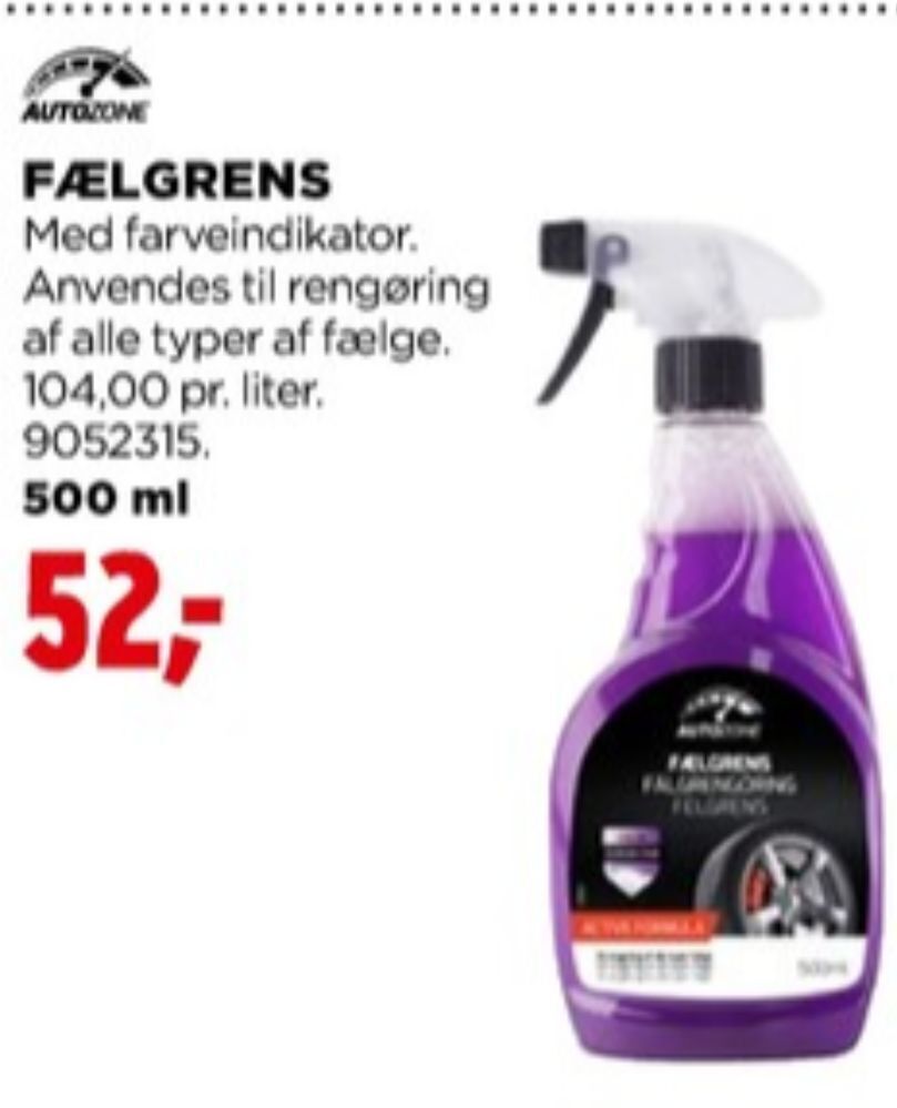 Autozone fælgrens tilbud hos jem & fix