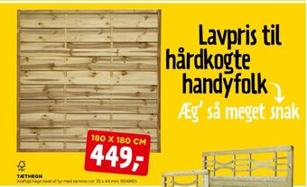 jem & fix Ukendt havehegn tilbud