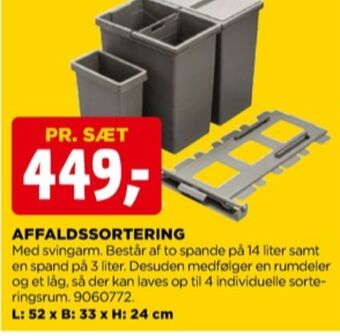 jem & fix Ukendt affaldsstativ køkken tilbud