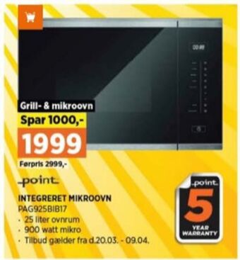 Power Point mikroovn tilbud